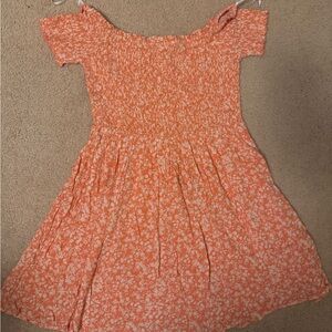 Floral Orange Women’s Dress